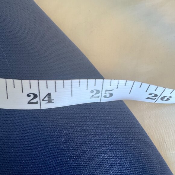 Vintage Navy Blue Chiffon Maxi Dress - Picture 13 of 14